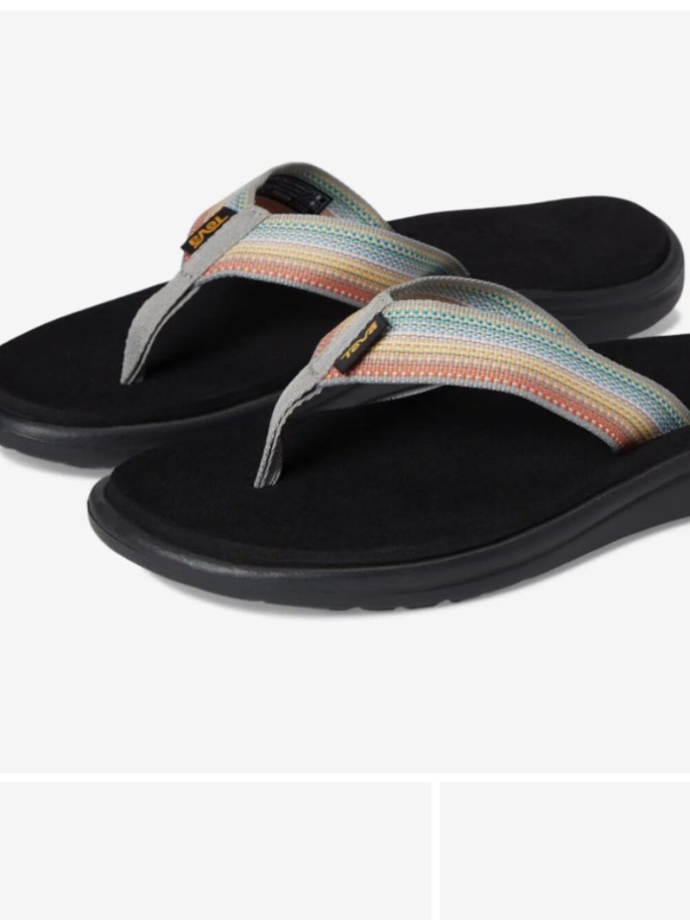 Multicolor Teva Women's Voya Flip Flop Antiguous Grey Multi